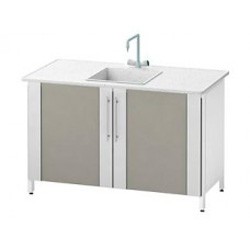 Стол-мойка ЛАБ-PRO МО 120.75.90 F20 (1 чаша FRIDURIT глубиной 250мм, столешница - FRIDURIT 20мм) ЛОИП