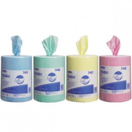 Салфетки многоразовые WYPALL* X50 (рулон, желтый) Kimberly-Clark