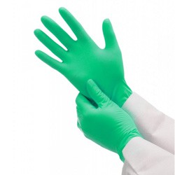 Нитриловые печатки хим. стойкие KLEENGUARD* G20 ATLANTIC Green 24см, M, Kimberly-Clark