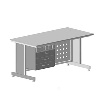 Стол преподавателя с подвесной тумбой, электрикой  ЭКОХИМ